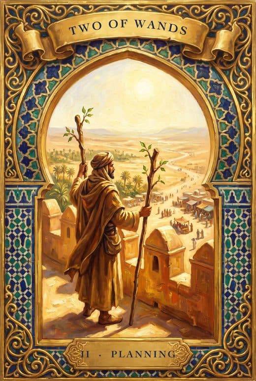 Two of Wands, TWO OF WANDS