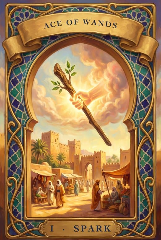 Ace of Wands, ACE OF WANDS