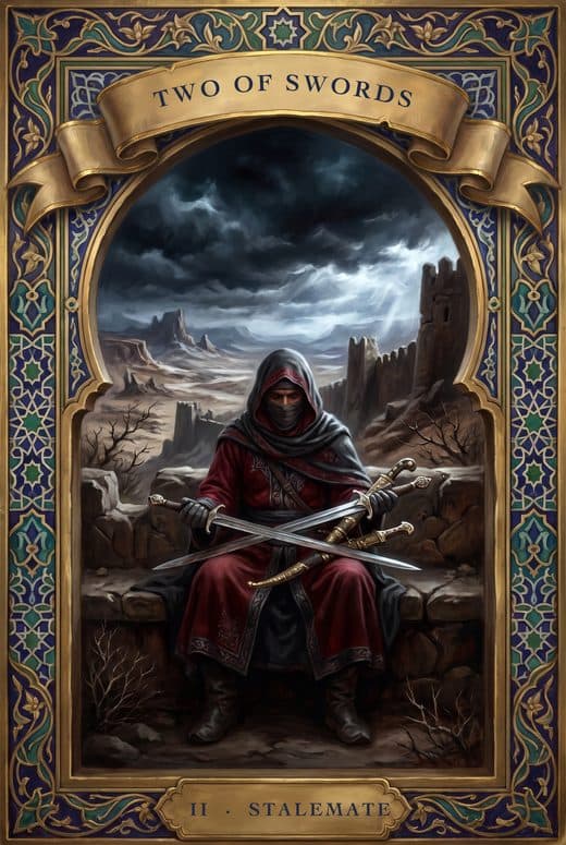 اثنان السيوف, TWO OF SWORDS